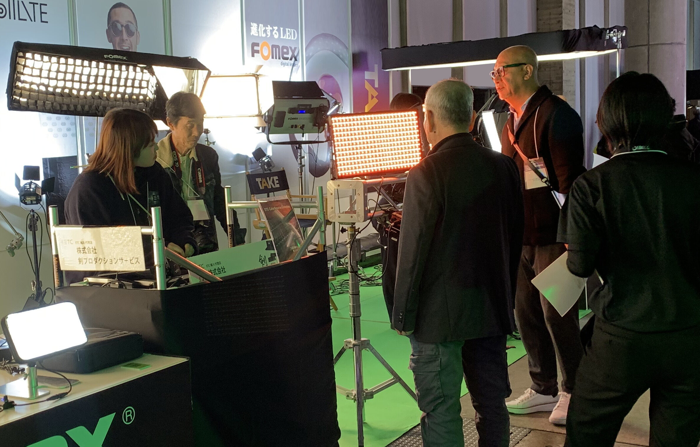 Fomex, Exhibits High-end LED lighting RollLite at ‘Inter BEE 2023’